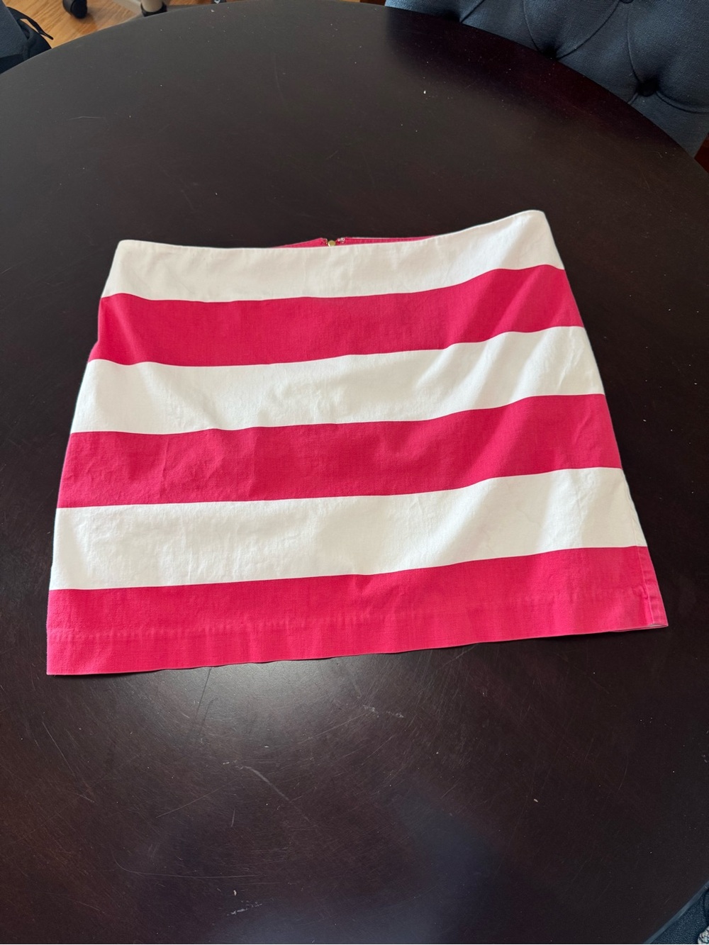 Vineyard Vines Red and White Striped Mini Skirt